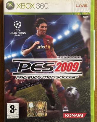 PES 2009 Pro Evolution Soccer Xbox 360