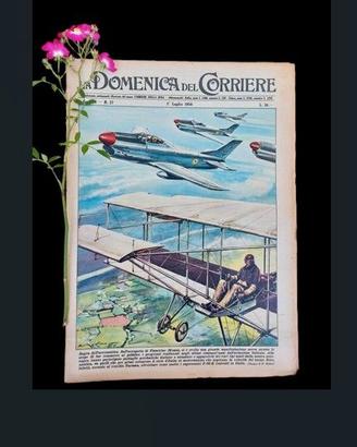 La Domenica del Corriere 1 luglio 1956 Aeronautica