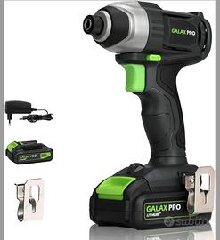 avvitatore a impulsi 20v. + batteria + caricabatte