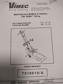 montascale mobile a cingoli T09  Roby 130kg
