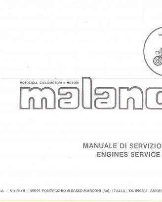 Manuali officina partlist x Malanca 50-80-125-150