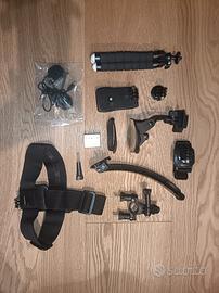 kit accessori  per action cam go pro