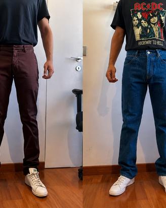 Lotto 2 Pantaloni Uomo DonDup + Amish