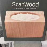 Set 2 contenitori sale/pepe in legno