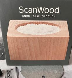 Set 2 contenitori sale/pepe in legno