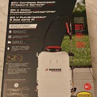Spruzzatore irrigatore batteria 20V Parkside