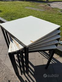 Tavoli impilabili 75x75
