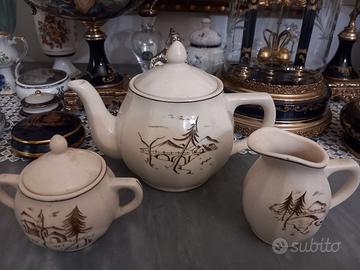 servizio tè ceramica  Laveno Guido Andlovitz

