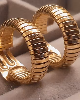 Orecchini vintage Tubogas Bijoux Cascio, Firenze 