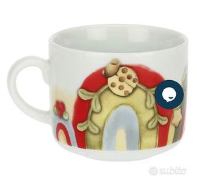 Tazza cappuccio con vassoio Thun bosco incantato