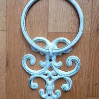 4 Appendini in ferro battuto shabby