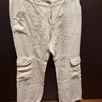Pantalone Beige Lino 100%