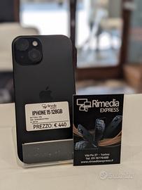 iPhone 15 128GB nero usato garanzia 