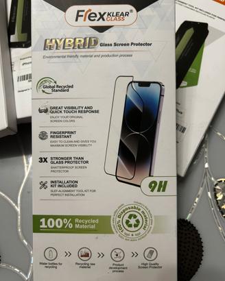 Coppia di Pellicole  professionali iphone 15 Plus