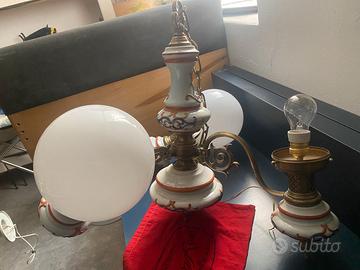 Lampadario ceramica