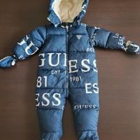 Tutina imbottita stampa all over GUESS 6-9Mesi