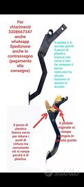 Pedale leva frizione spark in acciaio artigianale