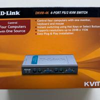 D-Link switch 4 porte