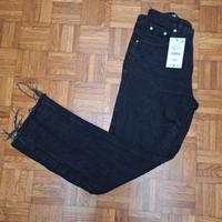 JEANS FLARE FIT ZARA NERI TG 46 IT CARTELLINO