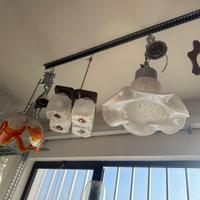 Lampadario vetro di Murano Mazzega