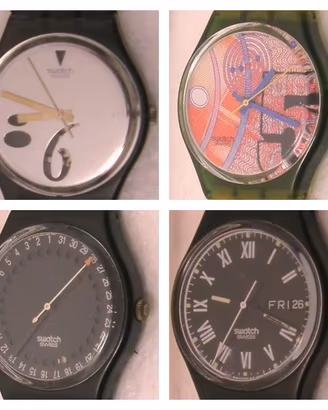 SWATCH PACK2   4 SWATCH da collezionare