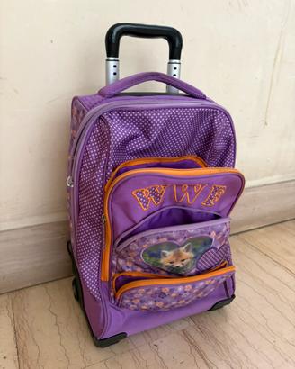 Zaino trolley scuola primaria marca wwf