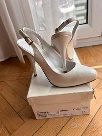 scarpe Zunica  bianco perlato