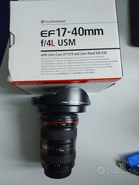 Obiettivo zoom Canon EF 17-40 mm F4 Serie L