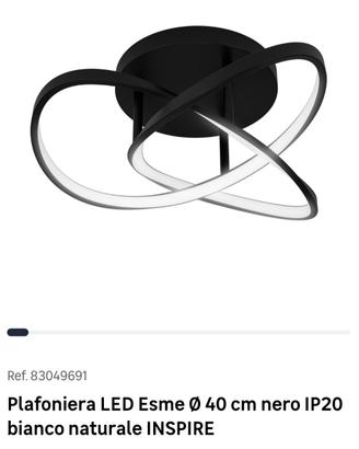 plafoniera led 40 cm