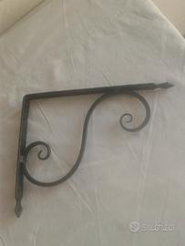 2 Reggimensola ferro battuto