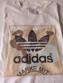 Maglia uomo adidas bianca 