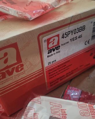 Stock 21 Placche AVE 45PY03BB - YES 45 bianche.