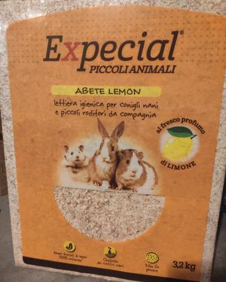 Lettiera per piccoli animali in truciolo