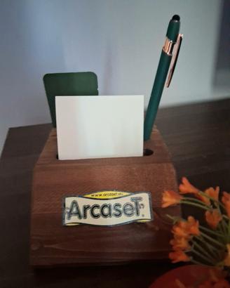 Organizzatore per scrivania , vintage , in legno m