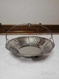 Cestino Tavola Motta Acciaio Inox Vintage Rotondo 