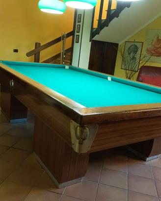 Biliardo buche strette campo gioco mt 2.60 x1.30