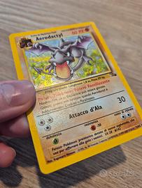 Carta Pokémon Aerodactyl holo set fossil