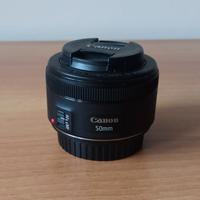 Obiettivo Canon 50mm 1.8 attacco EF