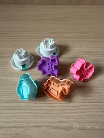 Set 6 tagliapasta a espulsione Silikomart