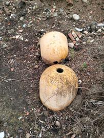 panettoni divisori in cemento verniciato