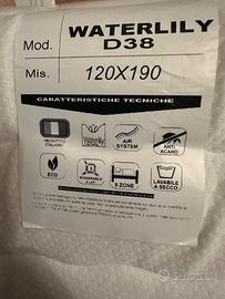 Materasso in waterlily  una piazza e mezza