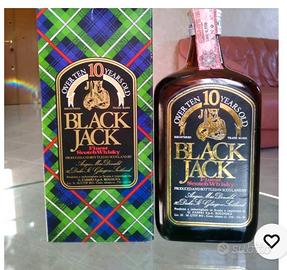 whisky black jack 10 anni vintage con scatola