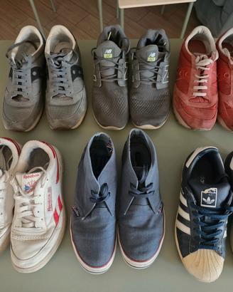 Lotto sneakers Adidas, Saucony, New Balance ecc