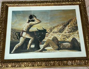 salvatore fiume litografia quadro