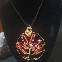 collana,ciondolo,alberi della vita cristalli 