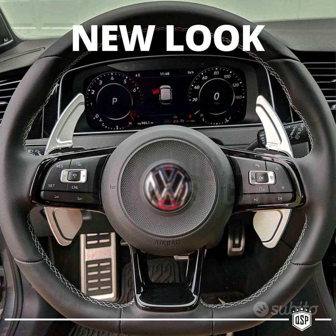 Paletta Del Cambio Al Volante, Asudaro Leva Del Cambio Al Volante in Lega di Alluminio 2 Pz Corto Rivestimento Del Cambio Al Volante Del Cambio Al Volante Compatibile con G-Ol-F 8 Mk8