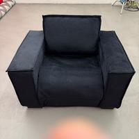 poltrona vidal xl colore nero