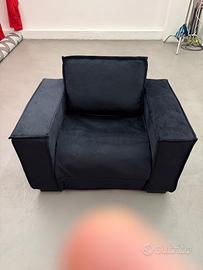 poltrona vidal xl colore nero