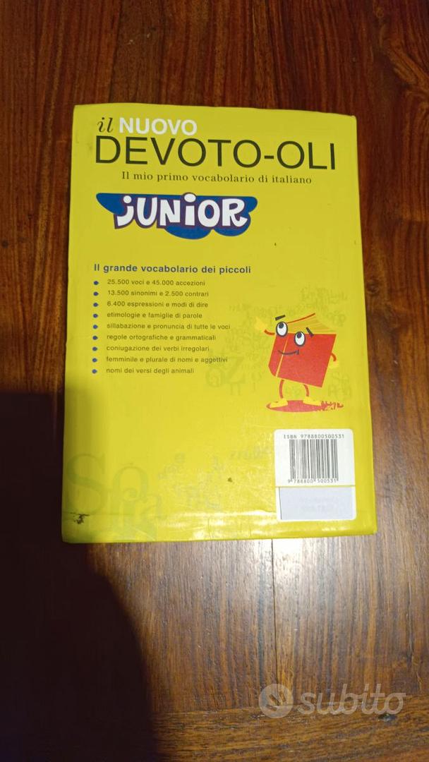 Dizionario per bambini. Il nuovo DEVOTO-OLI Junior - Libri e Riviste In  vendita a Bari