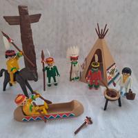 playmobil accampamento indiano vintage klichy set2